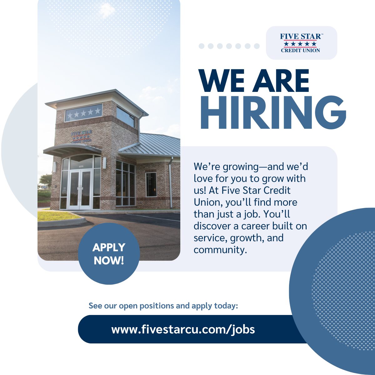 Five Star Credit Union added a... - Five Star Credit Union
