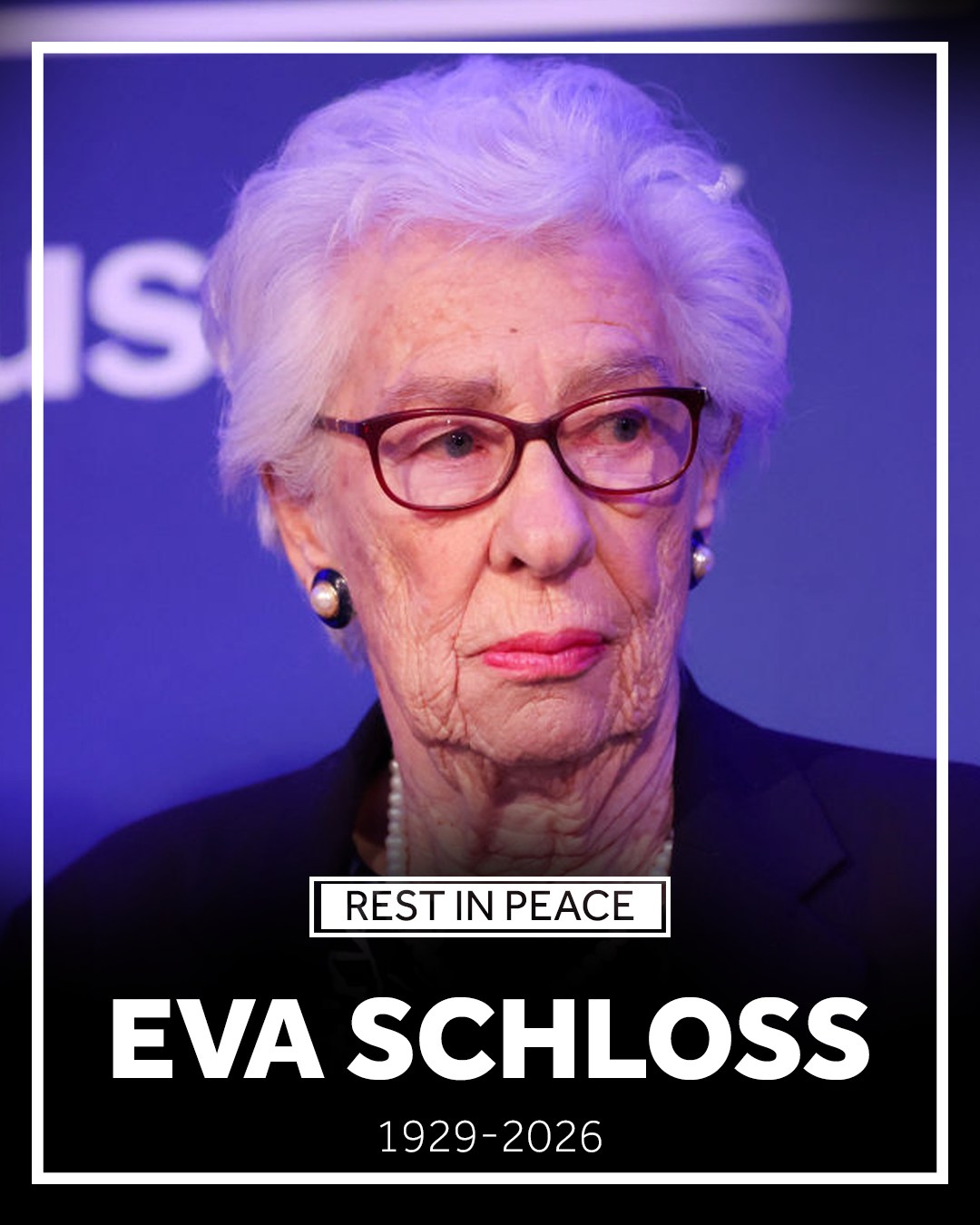 WPBF - Eva Schloss, Anne Frank's stepsister and a Holocaust survivor ...