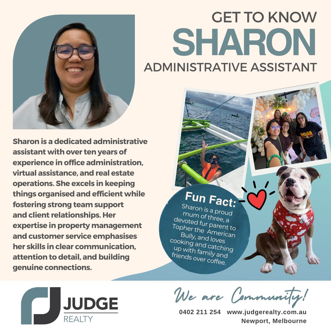 Judge - We are excited to welcome Sharon to our team! She brings ...