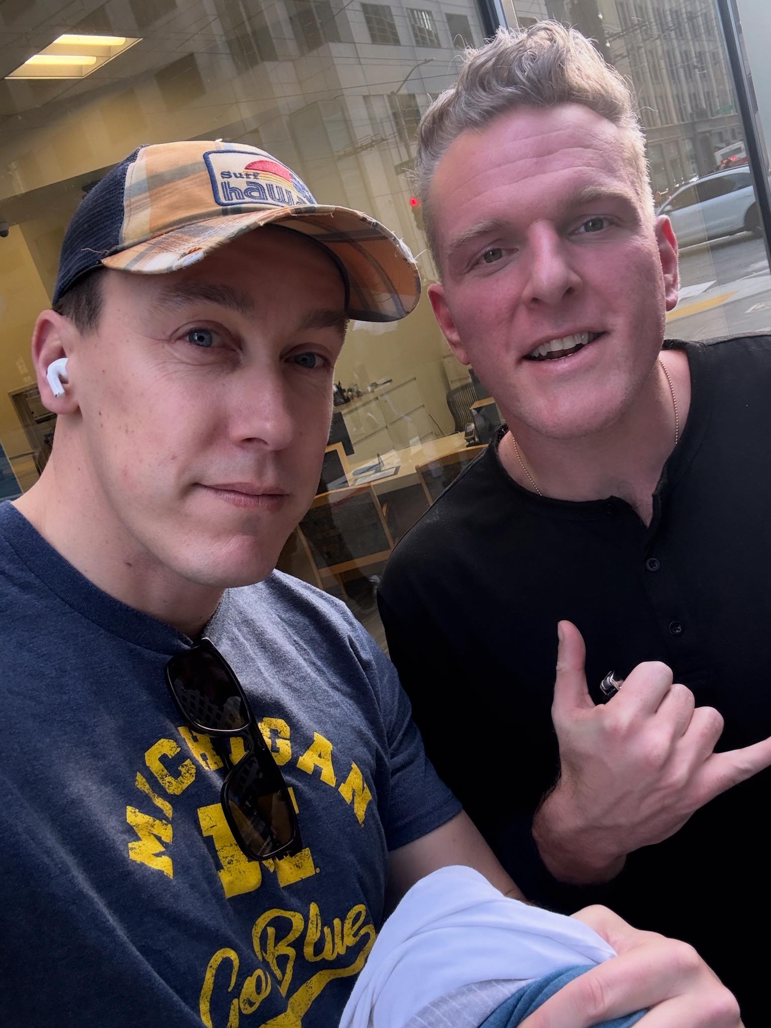 J.R. - Ran into Pat McAfee in San Francisco today with his crew ...