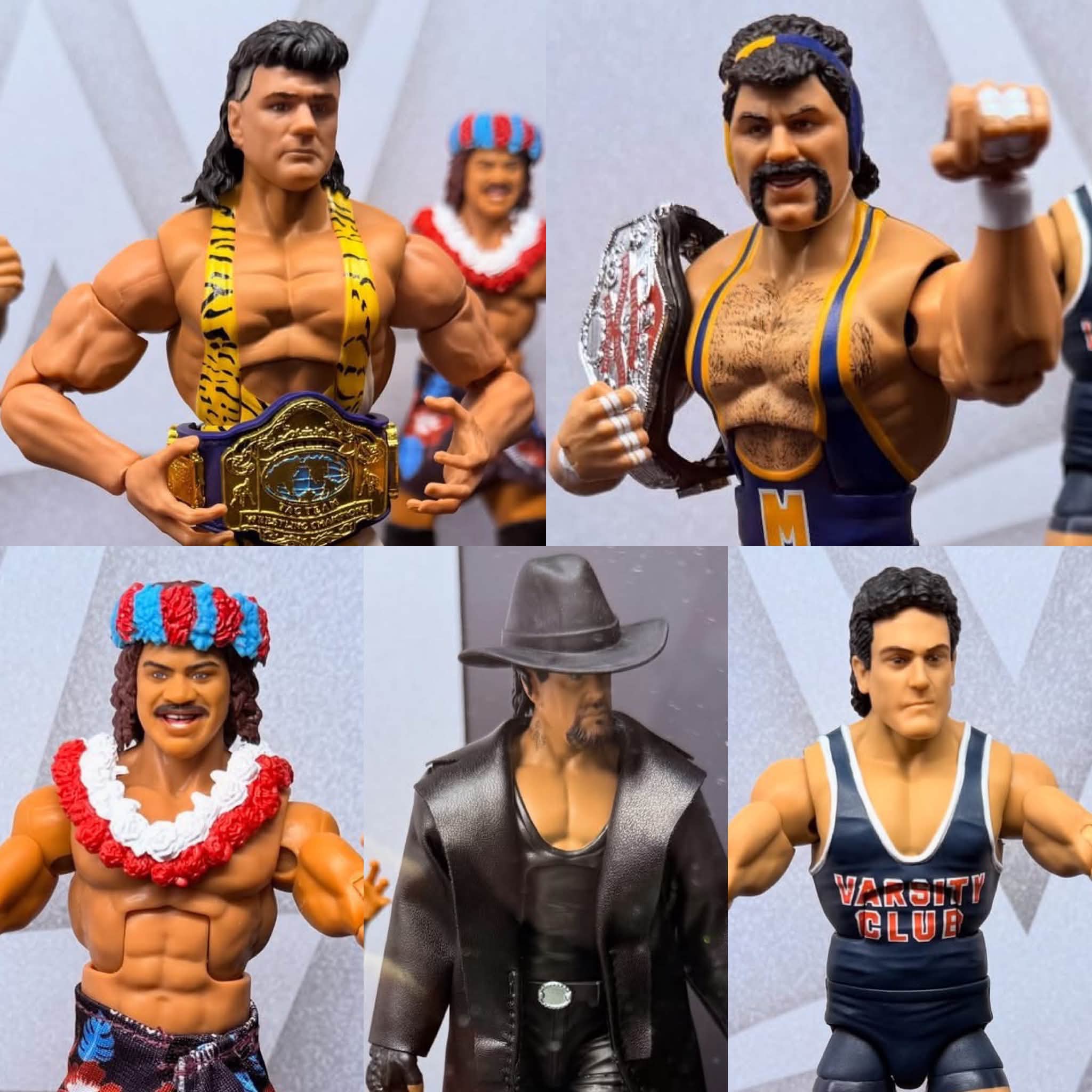 WWE Legends Elite Collection -Scott Steiner -Rick Steiner -Tonga