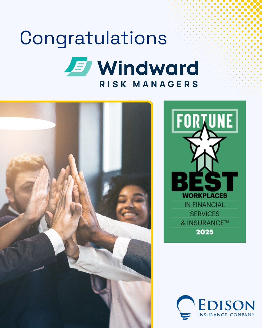 Edison - Big news from our management partner, Windward Risk Managers ...