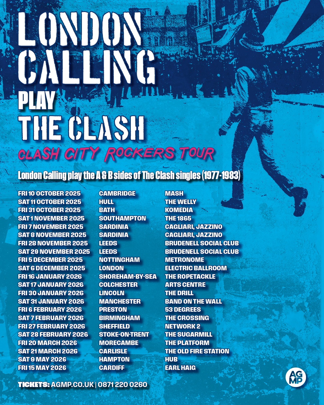The CLASH／CLASH ON PAROLE TOUR 大型ポスター Lot 419 - THE CLASH