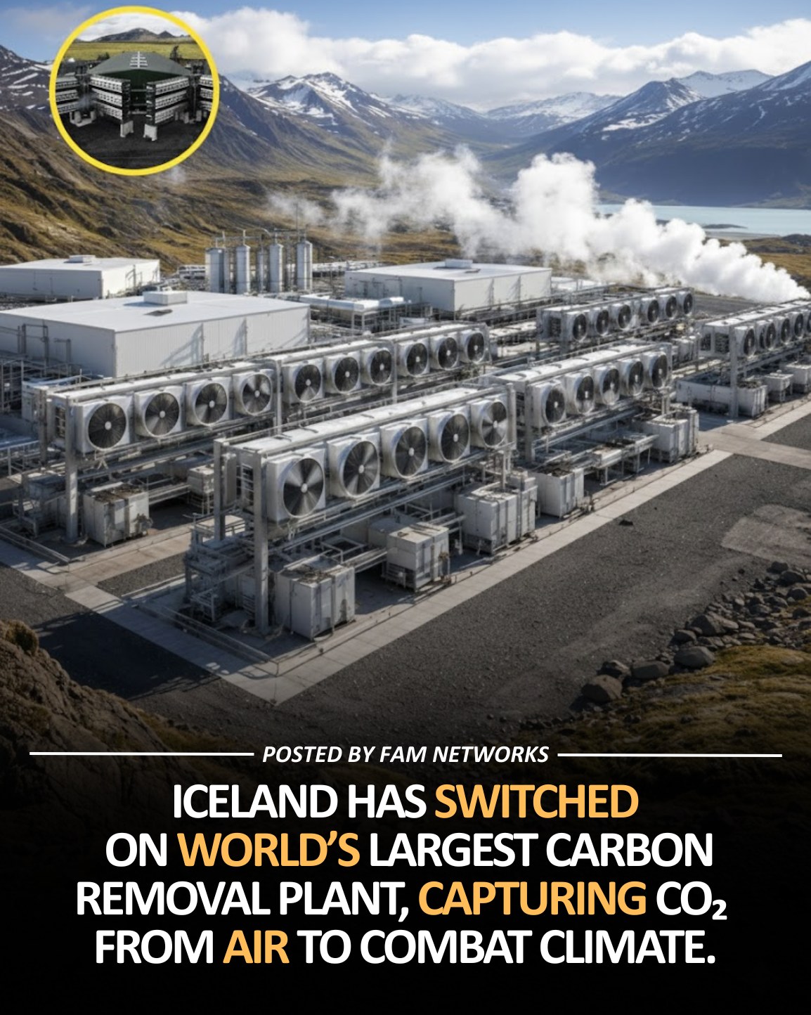 BREAKING: Iceland has switched on the world's largest carbon