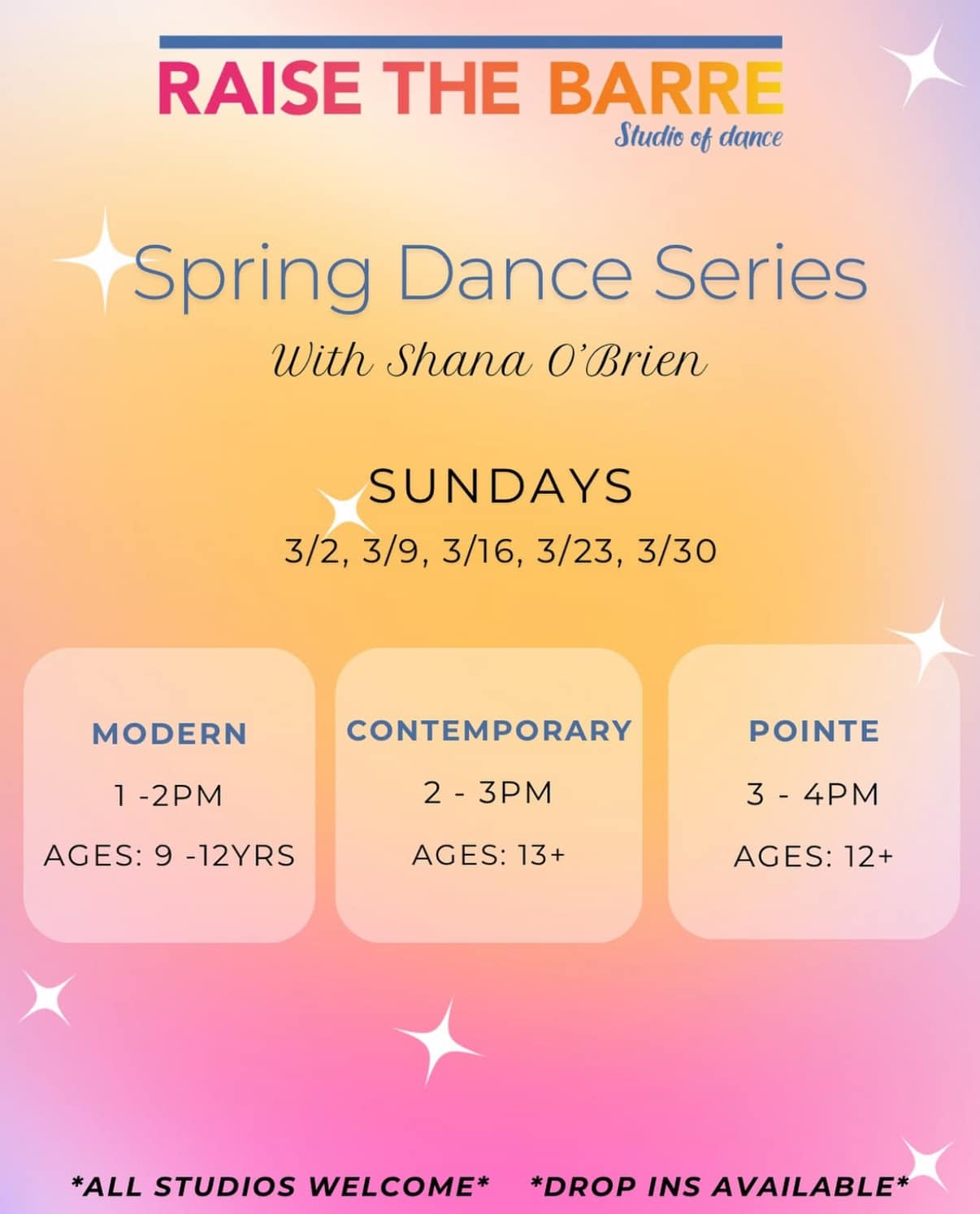 Our Spring Dance... - Raise The Barre - Studio of Dance | Facebook
