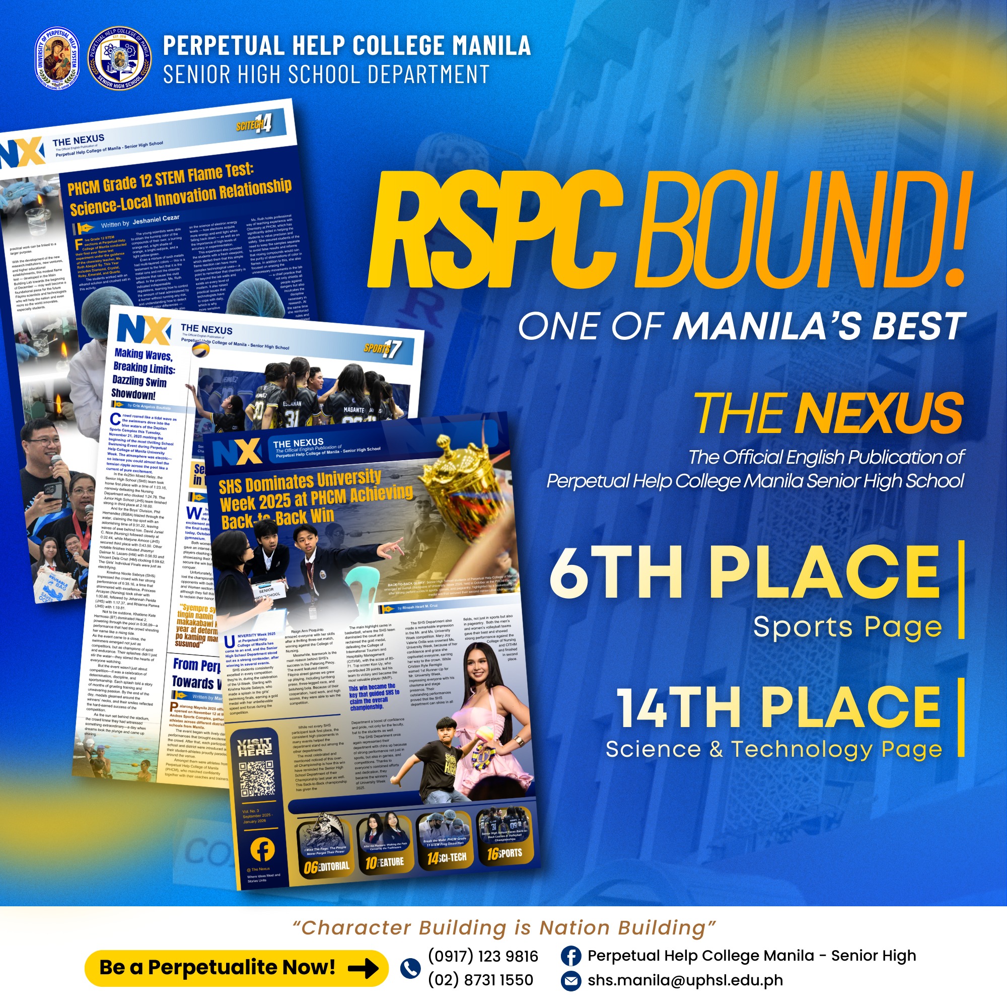 The Nexus - #LOOK | Perpetual Manila Newspaper Clinches... | Facebook