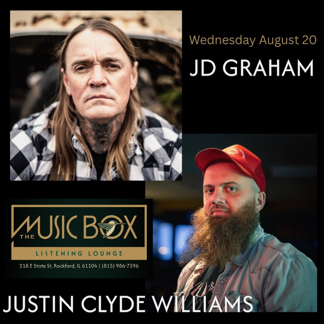 Next week! The Music Box of Rockford Aug 20 Rockford, IL Midnight
