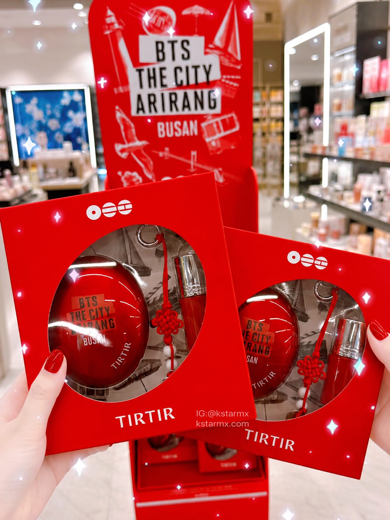 ?? TIRTIR x BTS THE CITY BUSAN ICONIC RED DUO Set ✨ Includes 