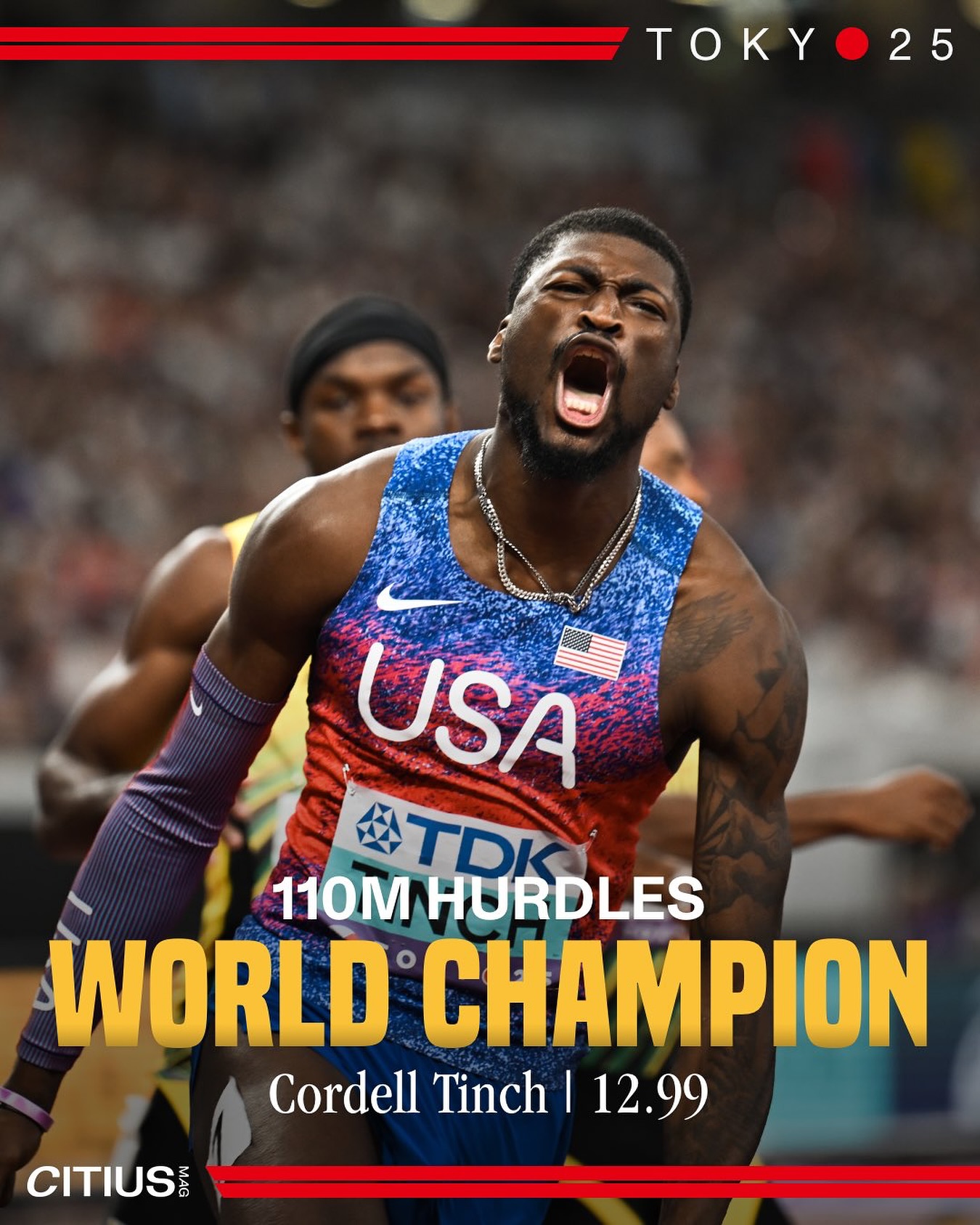 📣 CORDELL TINCH IS A WORLD CHAMPION 📣 Cordell Tinch has won his