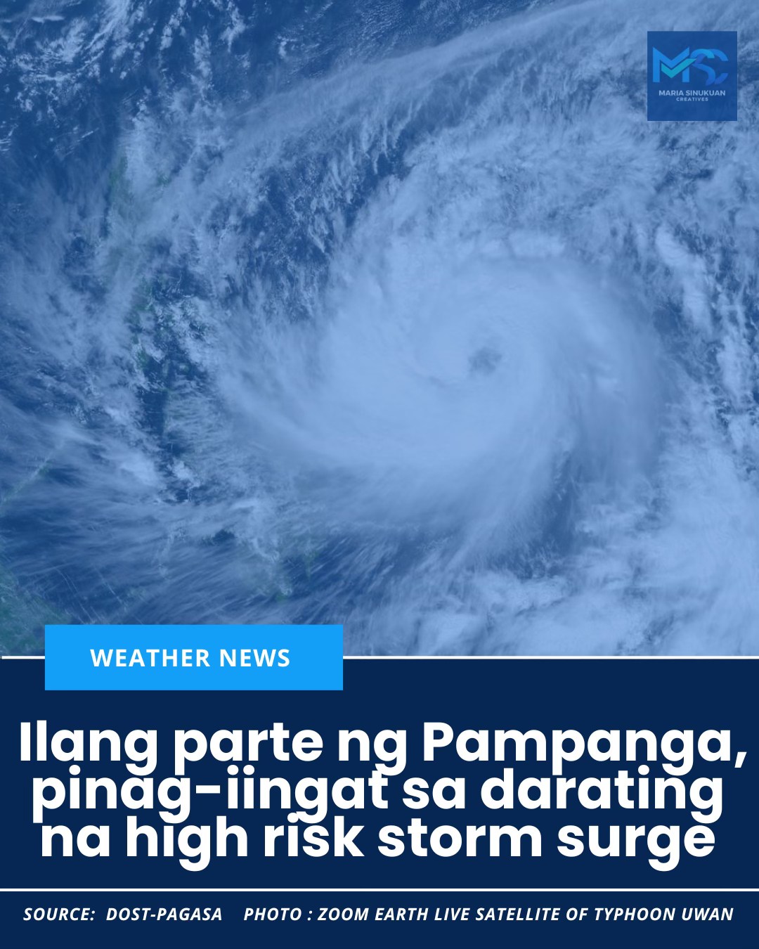 Maria - Isang HIGH RISK LIFE-THREATENING STORM SURGE ang maaaring ...