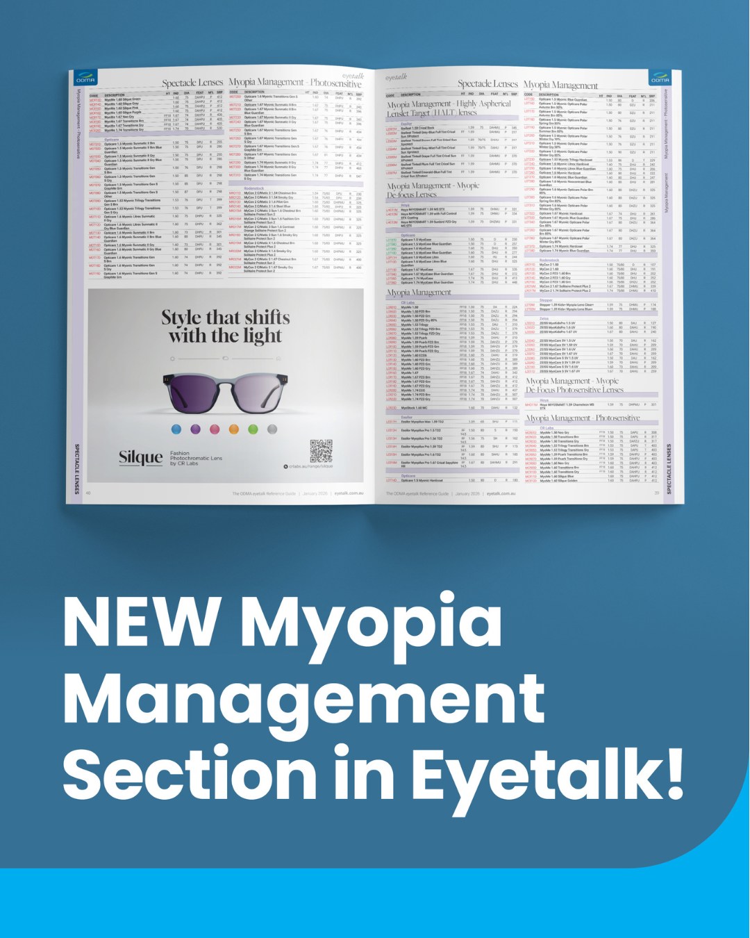 EyeTalk - 👓 NEW Myopia Management Section in Eyetalk! We've created a ...