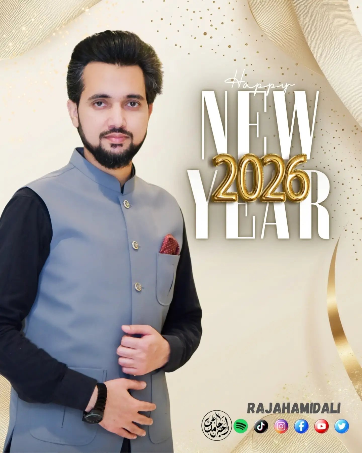 Raja Hamid Ali - Happy new year 2026 Singer: Raja Hamid... | Facebook