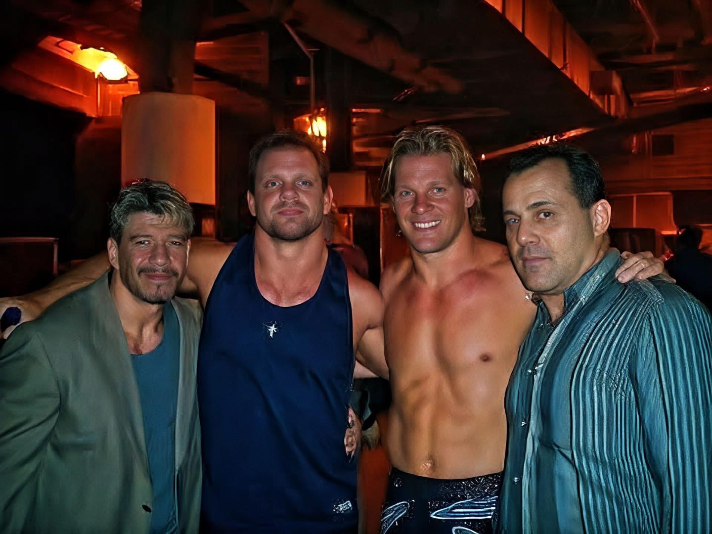 Eddie - 20 years ago, Chris Jericho snapped this backstage photo with ...