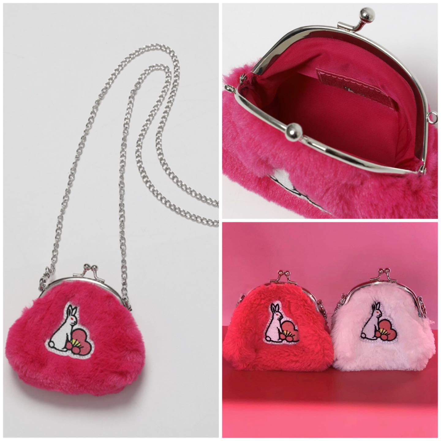 Fxxking Rabbits 🇯🇵東京店限定 #FR2梅 🐇 😍💁🏻‍♀️ Eco fur pouch