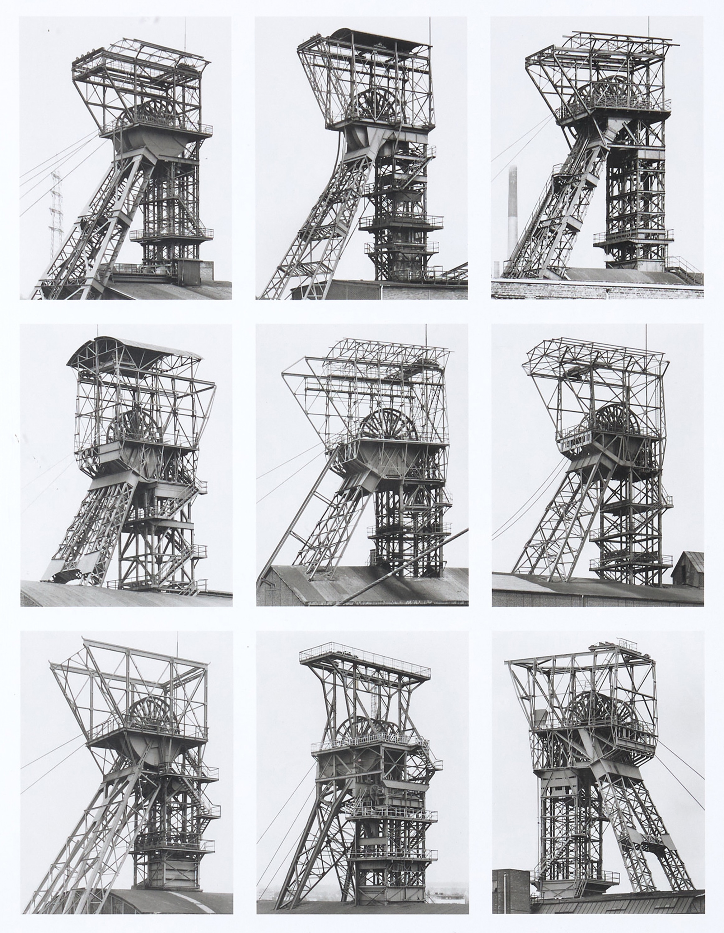 Bernd and Hilla Becher's classic black-and-white photographic