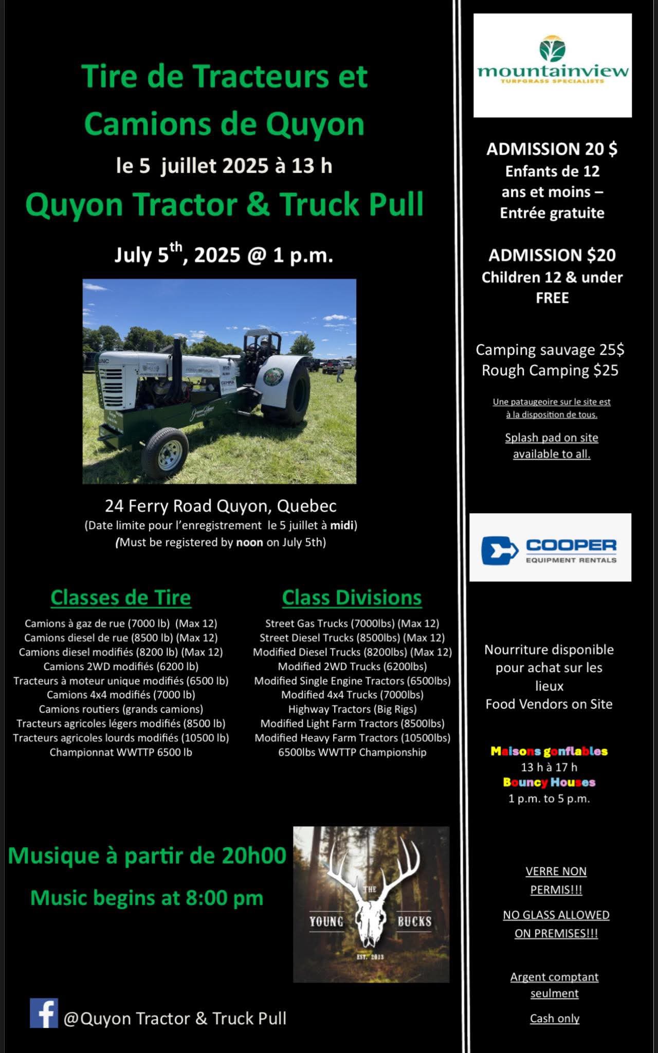 Quyon Tractor and Truck Pull