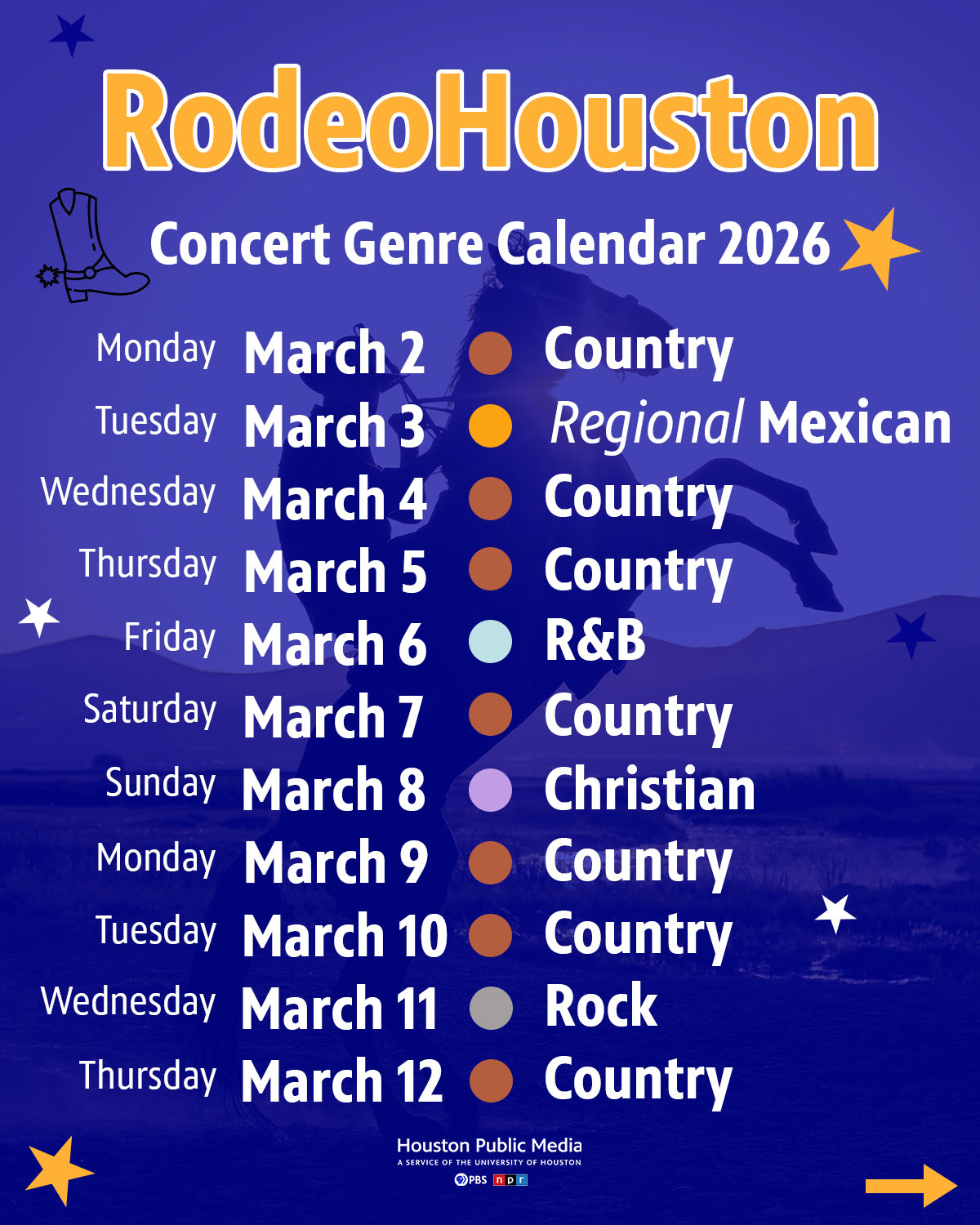 Houston, the countdown to Rodeo... - Houston Public Media | Facebook