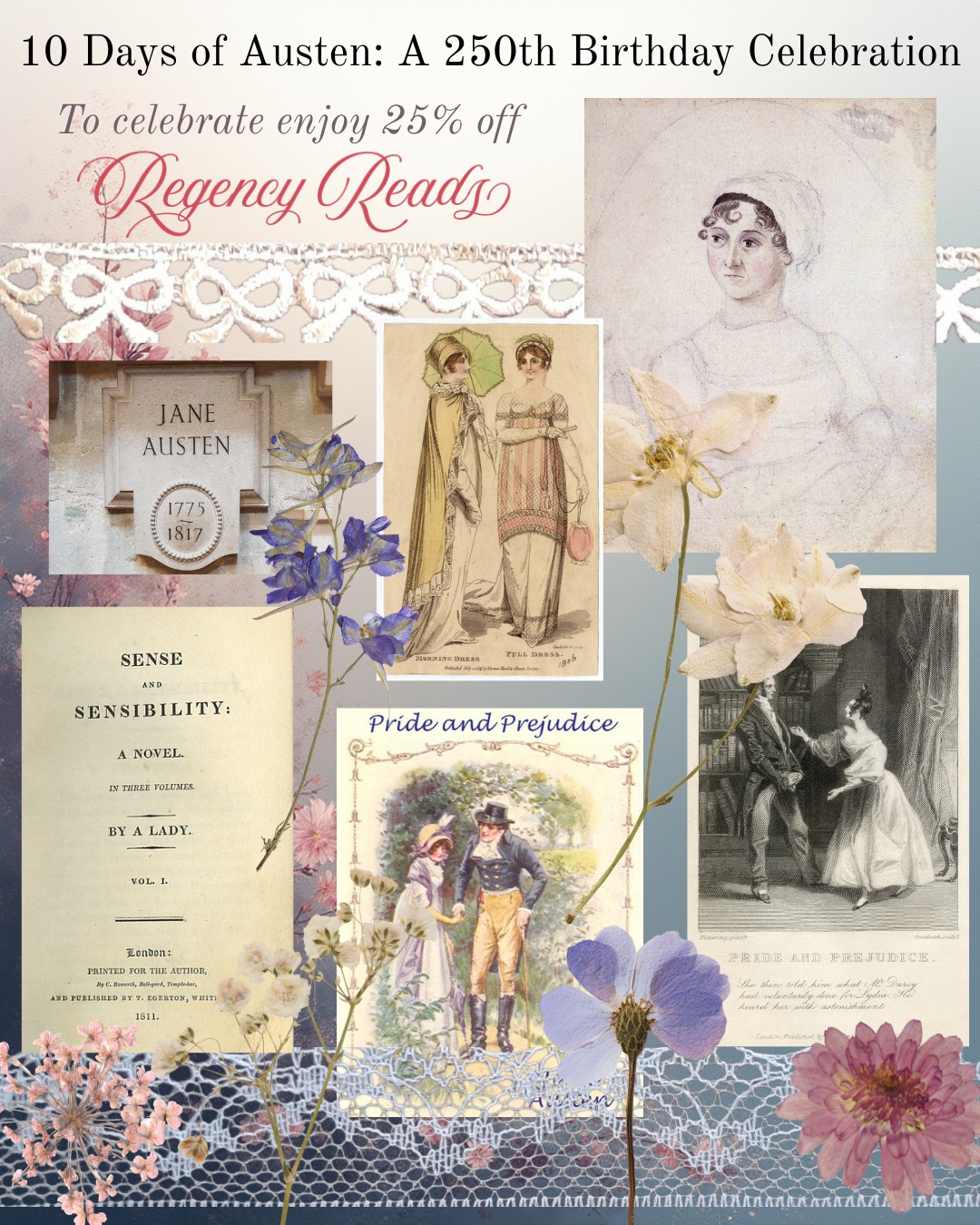 Regency - Our 10 Days of Austen Begins! To celebrate Jane Austen's ...