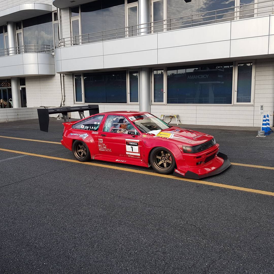 All the aero! AE86 track car at... - HR - Hachiroku.com.au