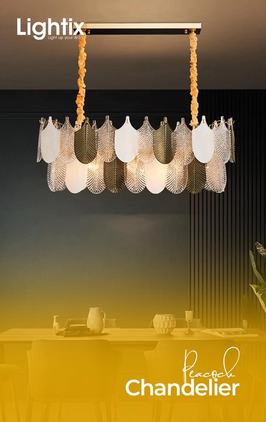 Lightix - Our Gold Peacock Chandelier never fails to bring...