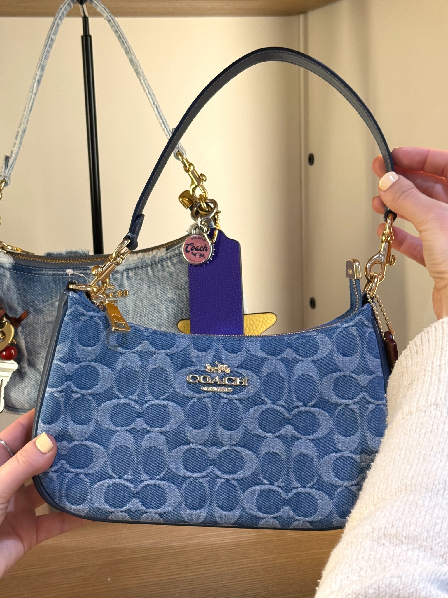 Denim redefined 💫 From the signature tote to the Teri shoulder