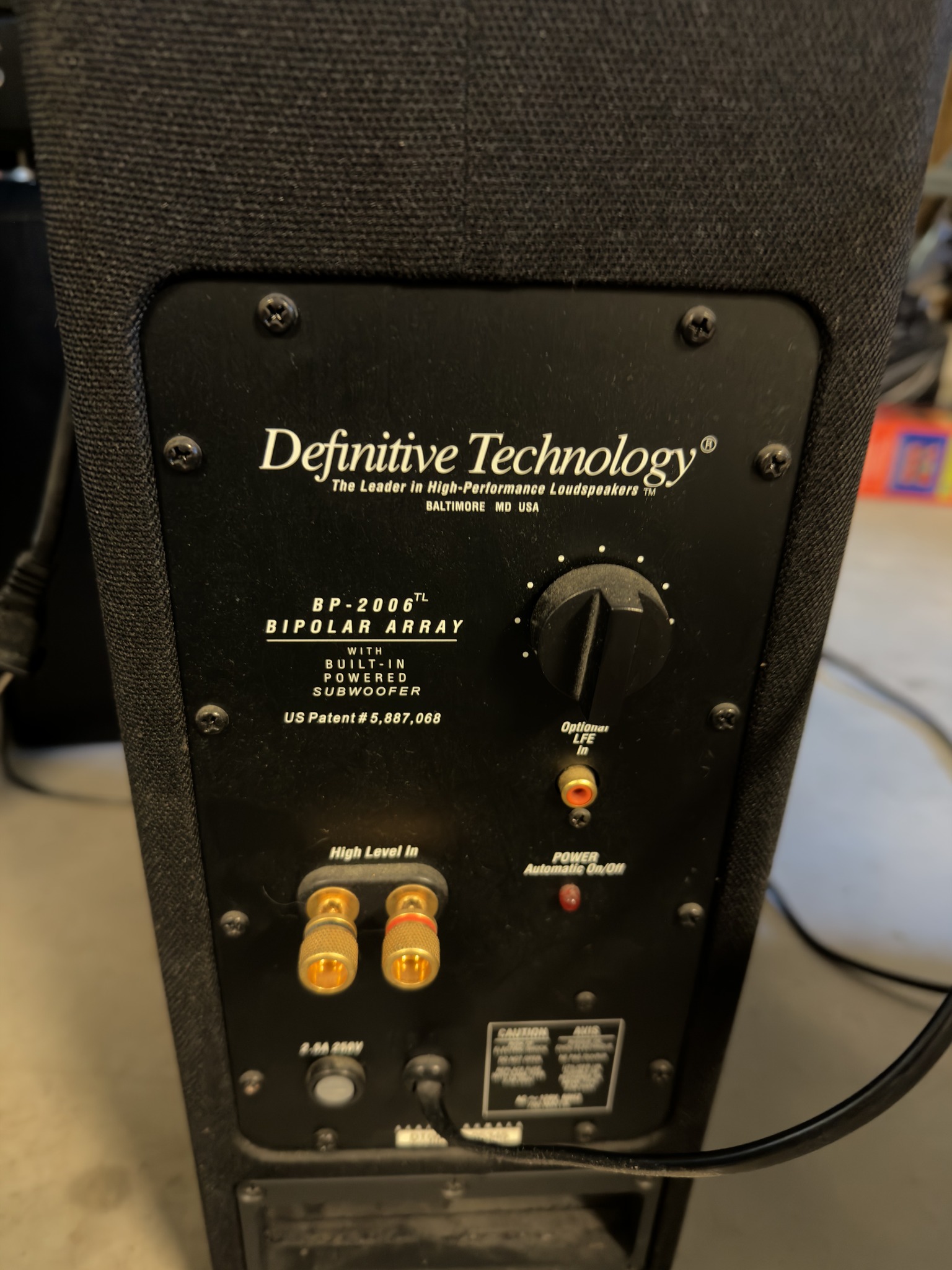 Definitive Technology towers with built in subwoofers - Speakers ...