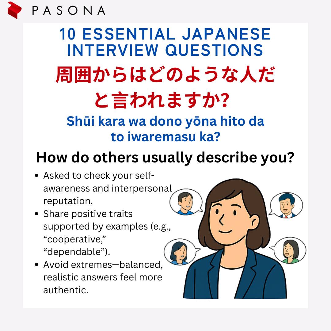 Pasona - Wrapping up: 10 Essential Japanese Interview Questions Over ...