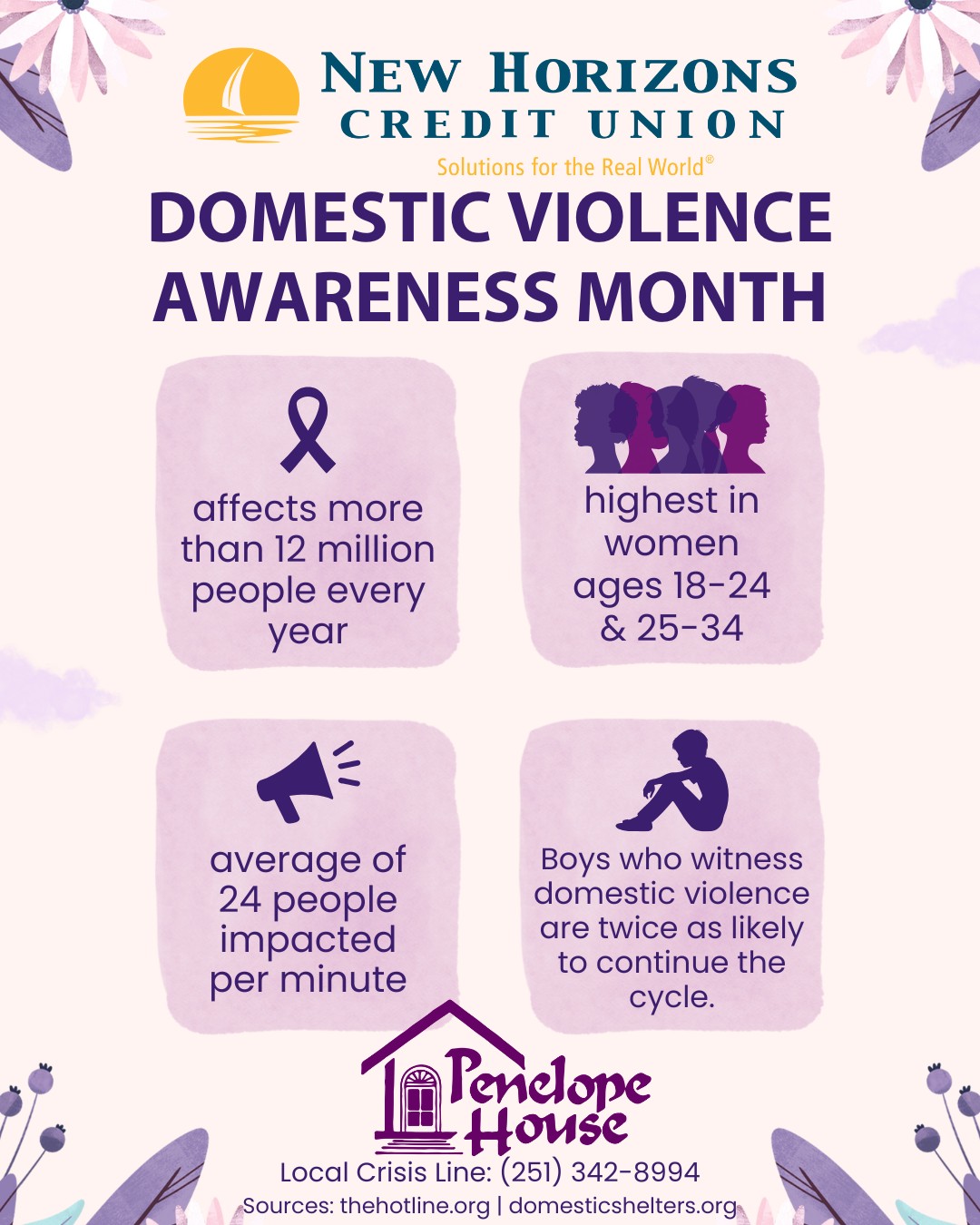 New - 💜 Domestic Violence Awareness Month reminds us of a heartbreaking ...