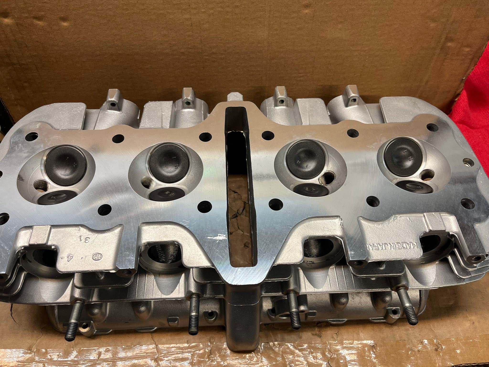 KZ1000 head build with bronze guides and stock specs