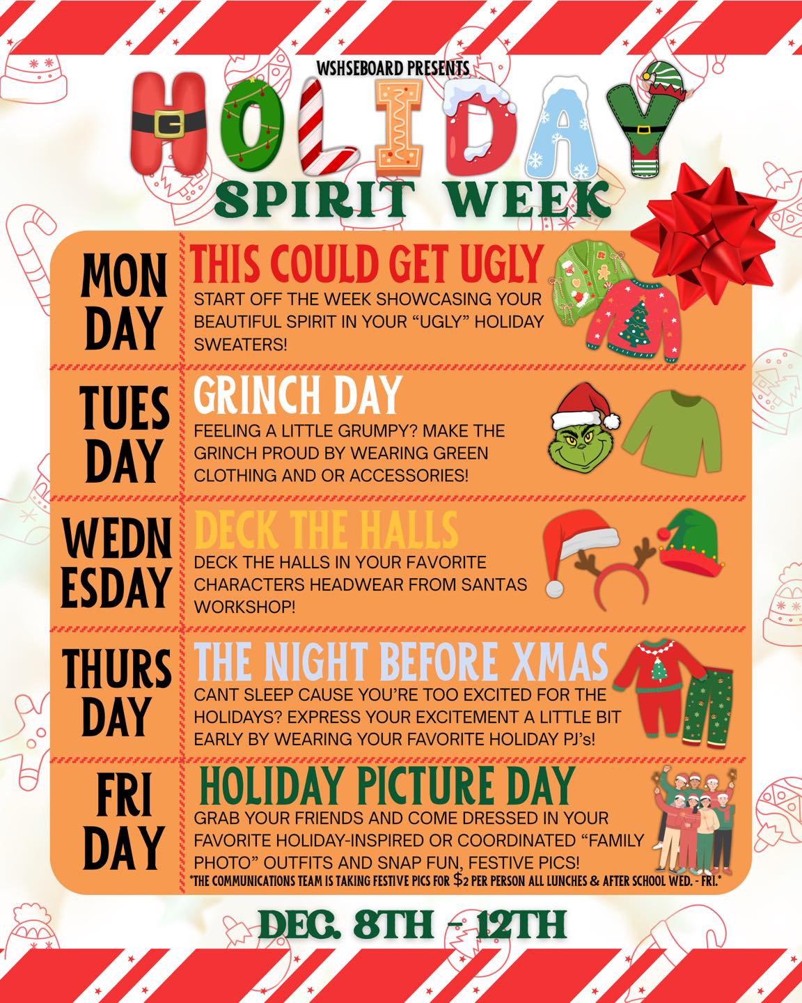 holiday dress up days for work White Station High School's Spirit Week YGroup_dani_dress