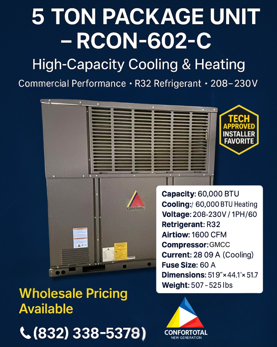CONFORTotal - 🚨 NEW ARRIVAL – WHOLESALE PRICING 🚨 Our 5 Ton Package ...