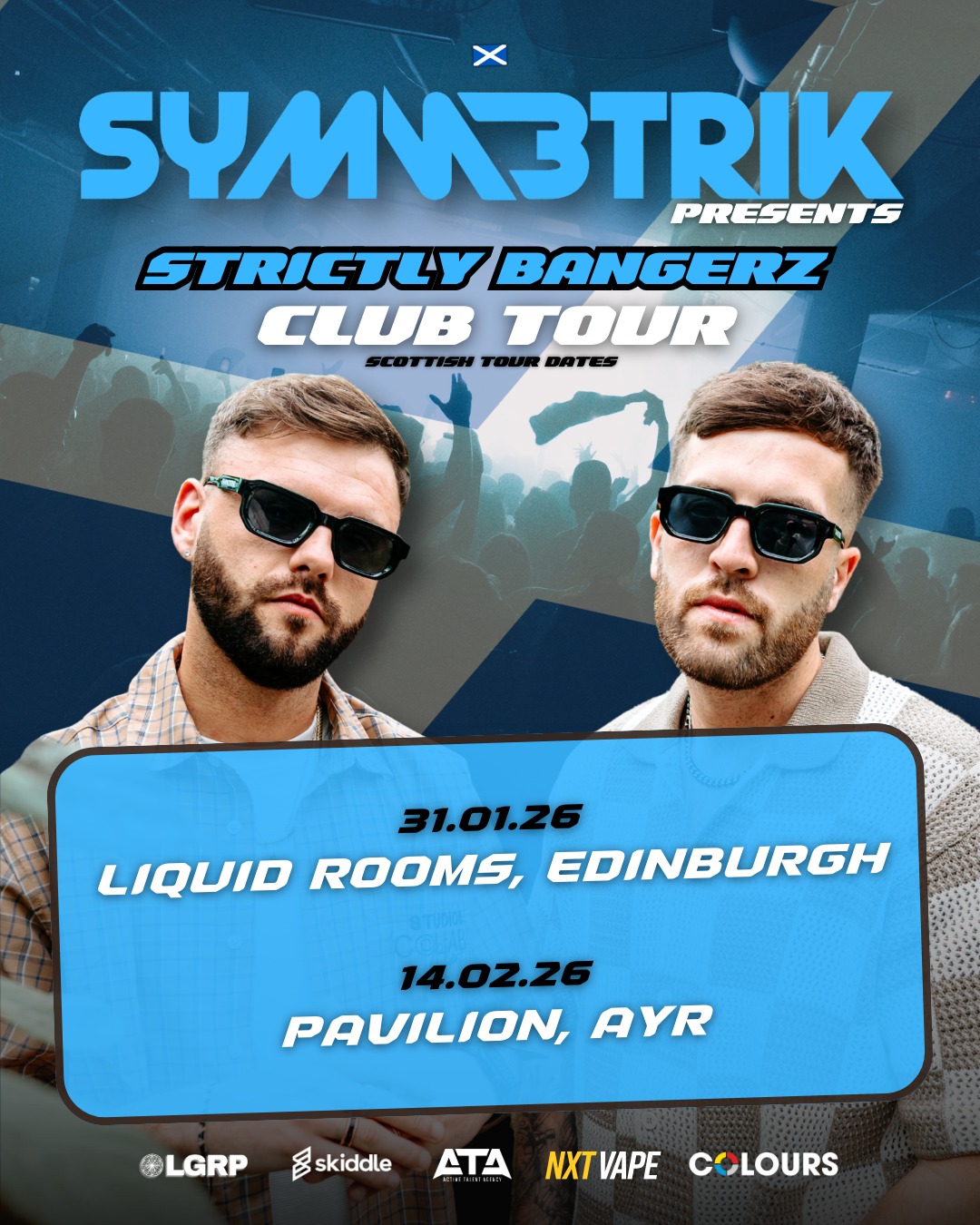 Coloursfest - SYMMETRIK 2 SCOTTISH SHOWS 2026 After a SOLD OUT ...