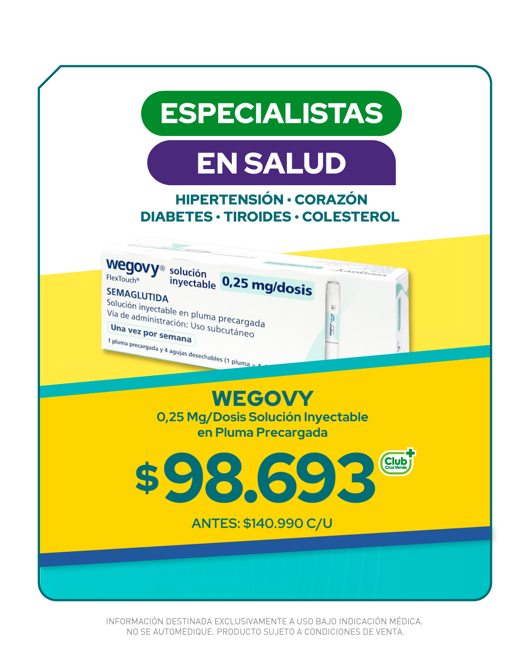 semaglutide cruz verde Pricing Punto Farma Paraguay | En