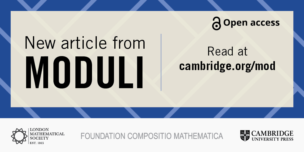 Cambridge - NEW article: ‘Moduli of objects in finite length abelian ...