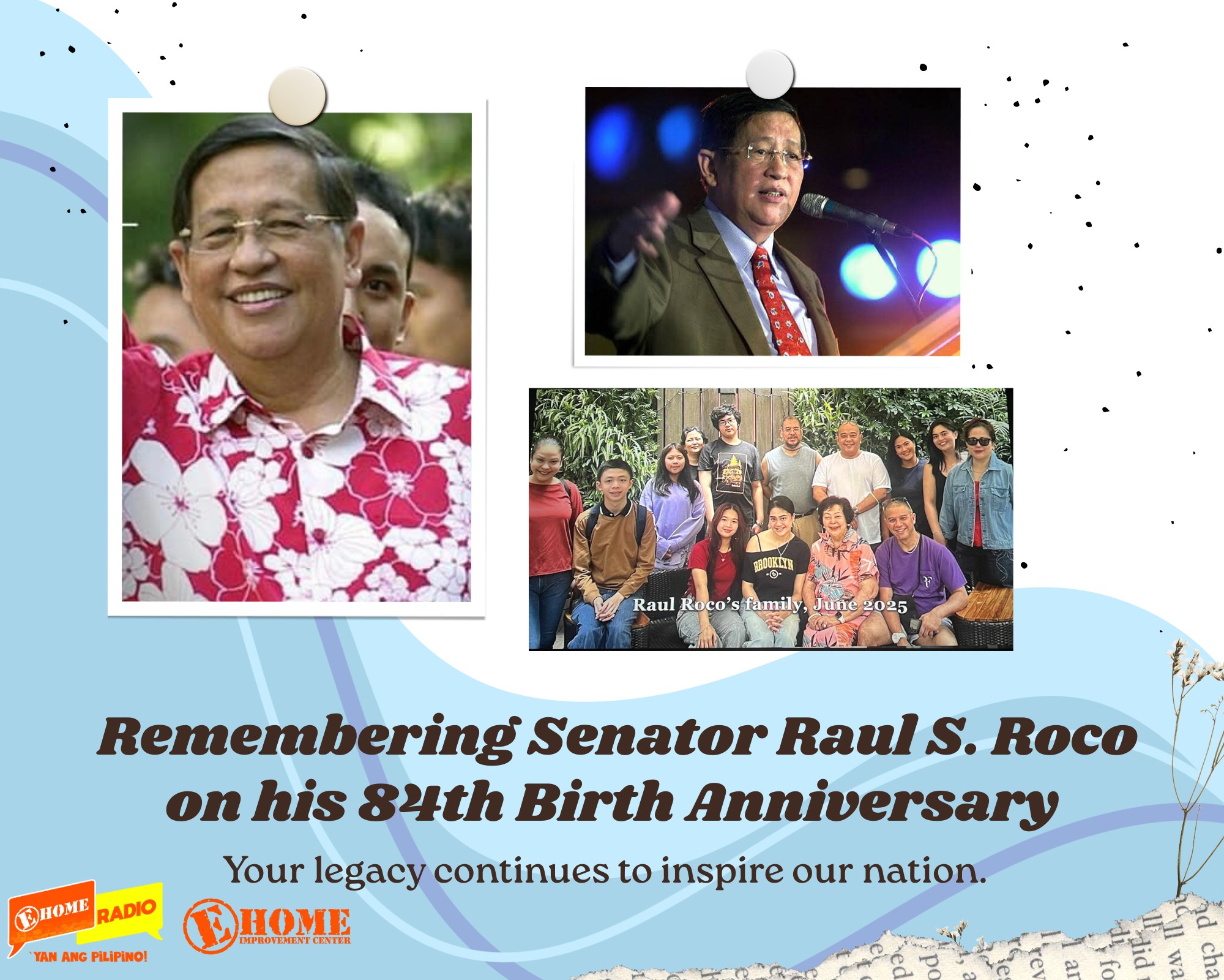 EHome - Remembering Senator Raul S. Roco on his 84th Birth Anniversary ...