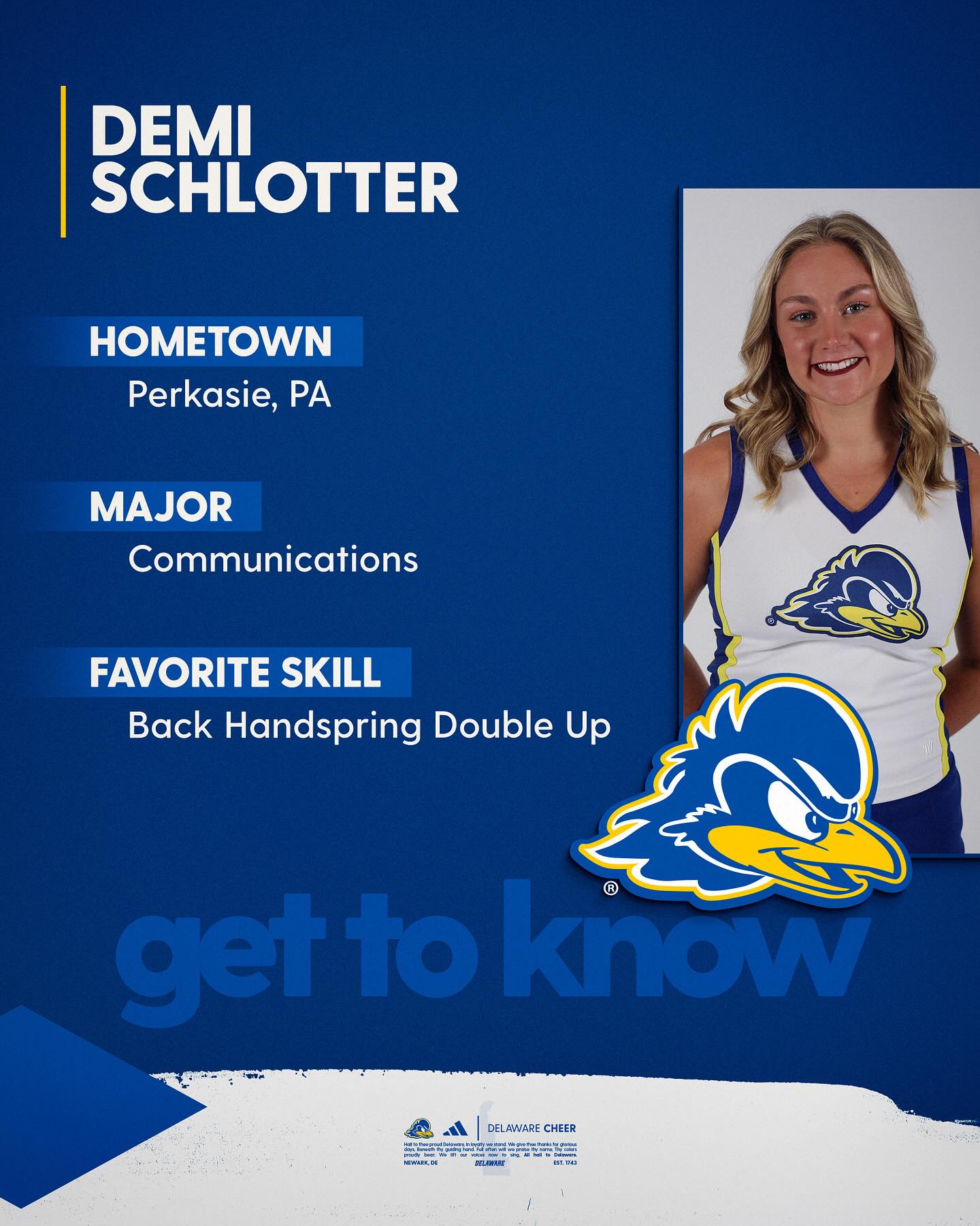 Introducing our... - University of Delaware Cheerleaders | Facebook