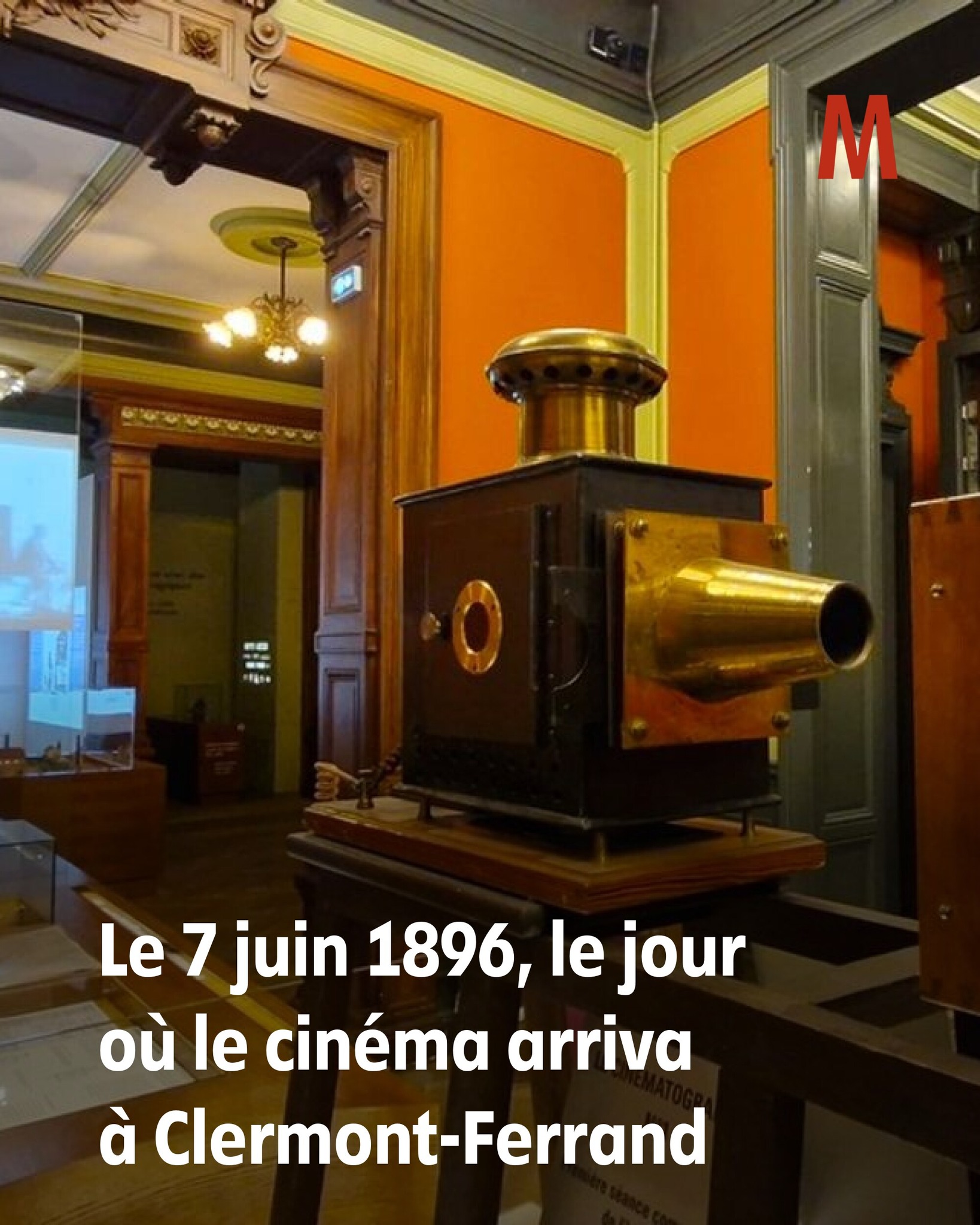 La première projection du Cinématographe à Clermont-Ferrand a eu