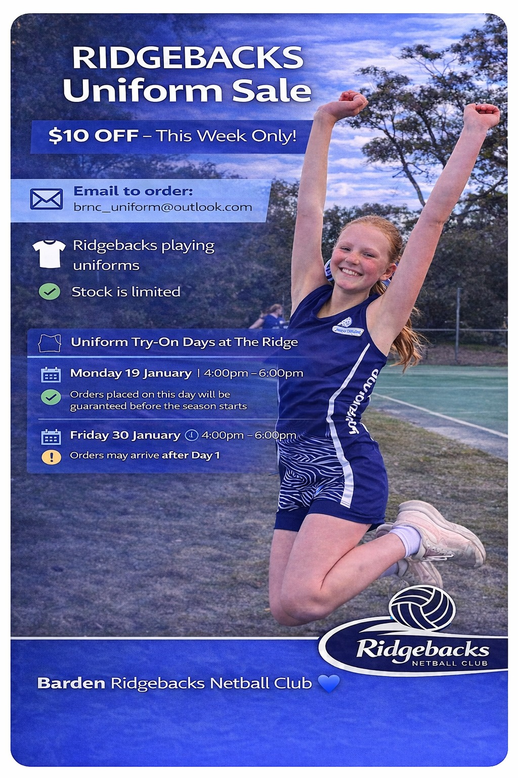 Barden Ridgebacks Netball Club | Menai NSW
