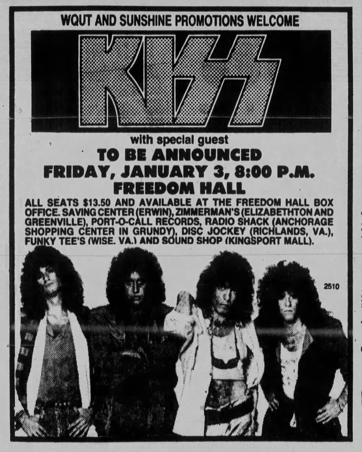 KISS brings 'Asylum' tour to Johnson City, Tennessee in 1986