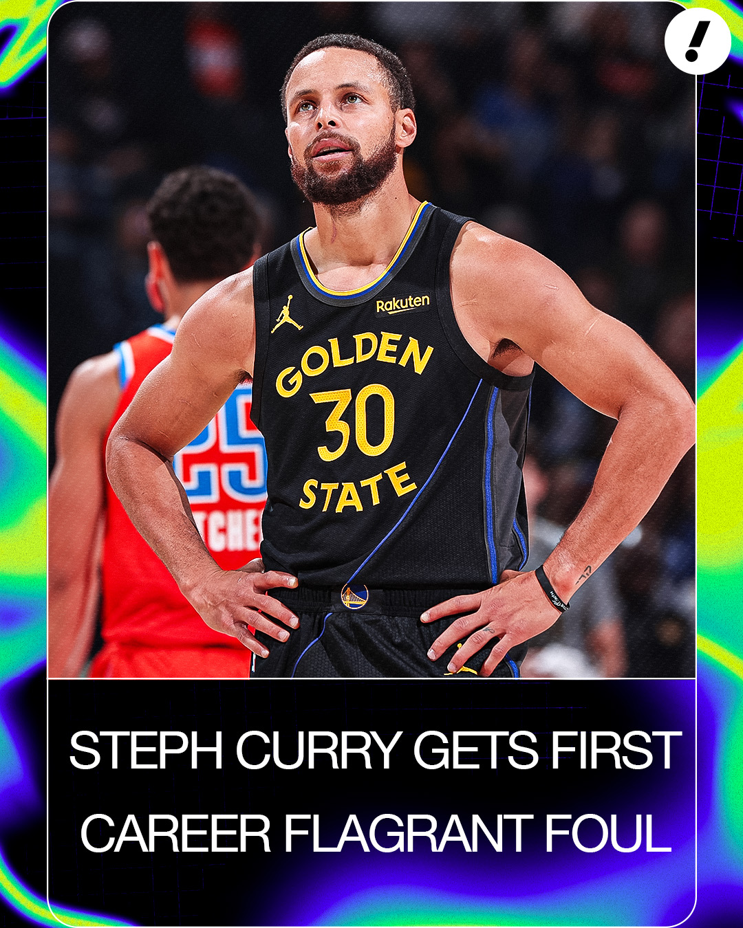 Yahoo - Stephen Curry received the first Flagrant Foul of his NBA ...