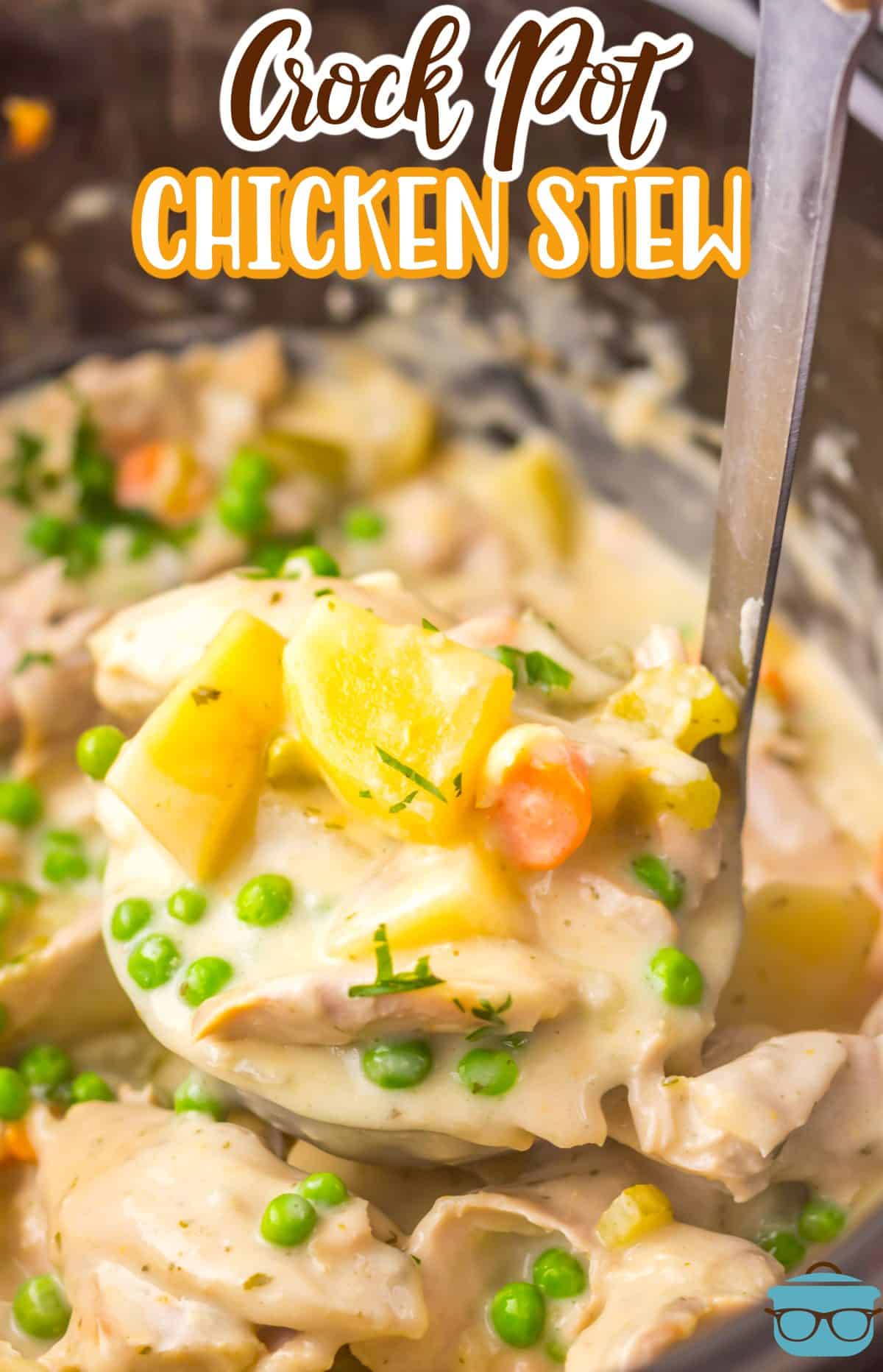 The Country - Hearty Crock Pot Chicken Stew is so creamy with tender ...