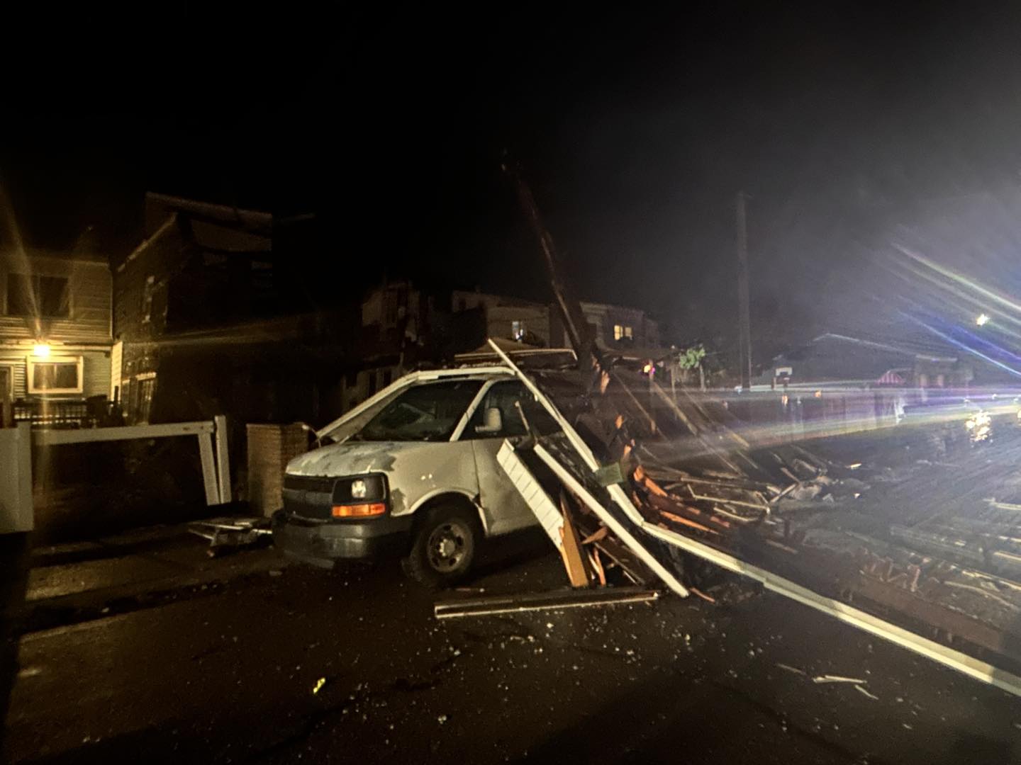 Skook News - Full structural collapse in the 400 Block of... | Facebook