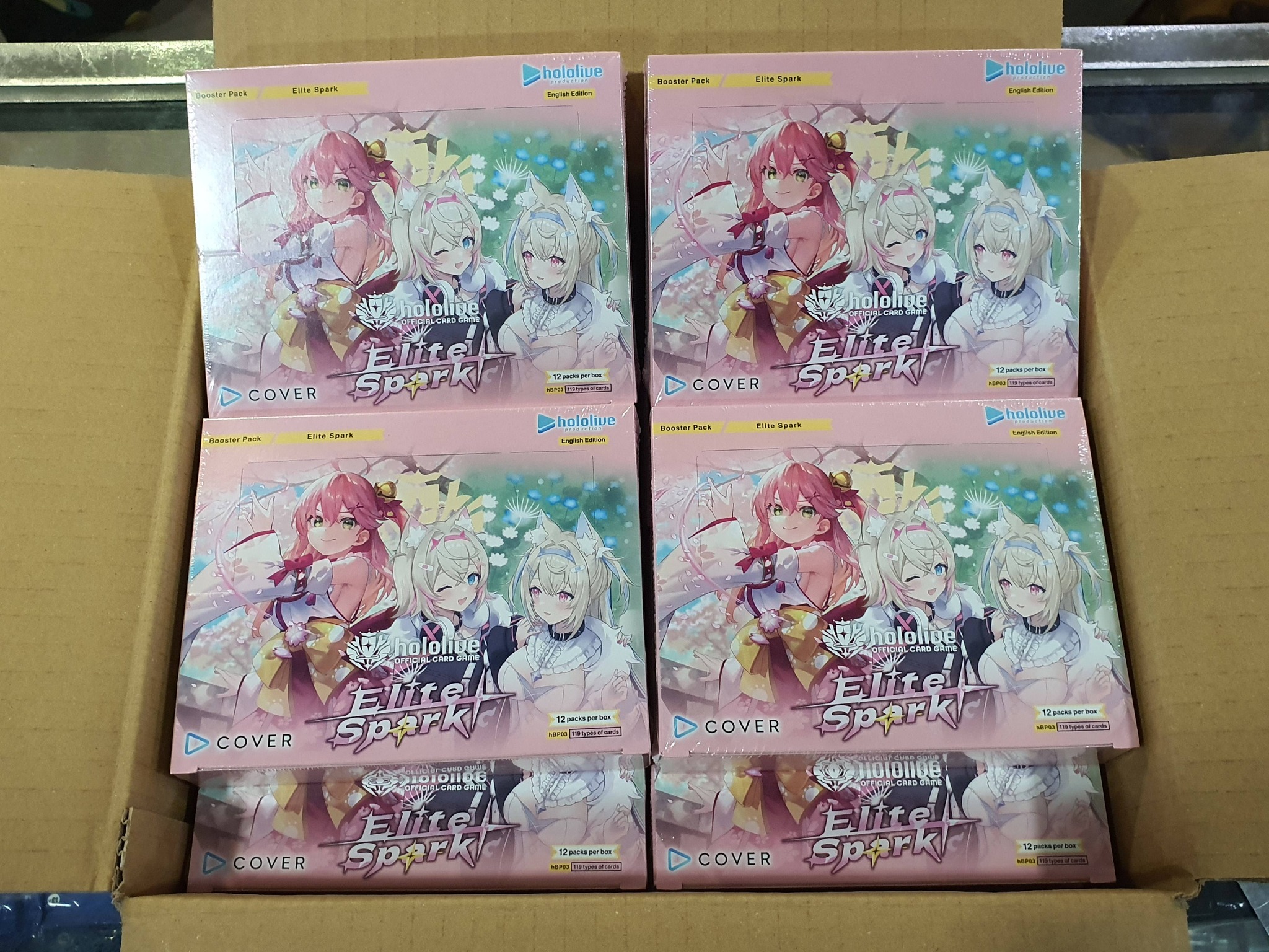 elite spark booster box hololive OFFICIAL CARD GAME The Elite Spark Booster Pack is here hBP03 Elite Spark Booster Box