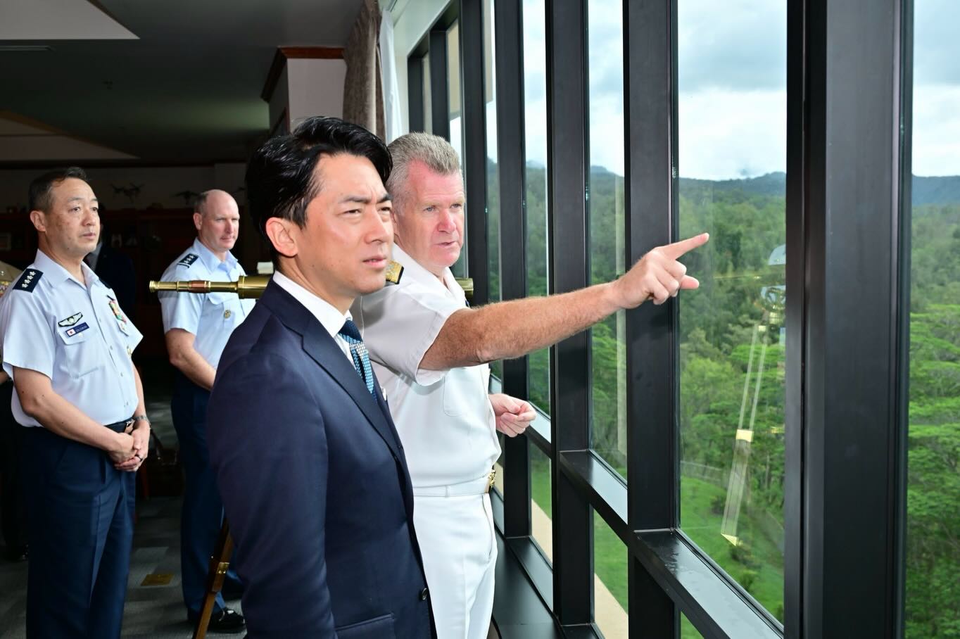 アメリカのインド太平洋軍司令部で、パパロ インド太平洋軍司令官と