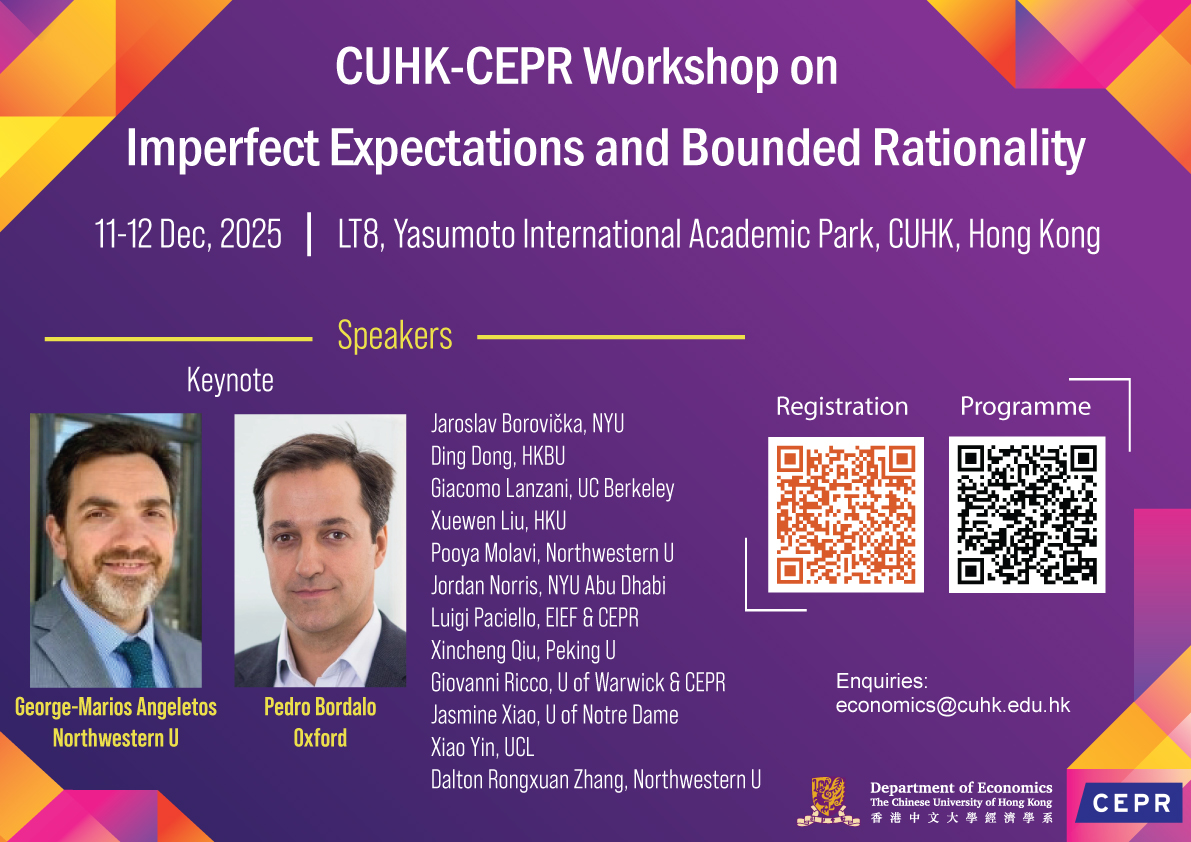 CUHK Economics - CUHK Economics added a new photo.