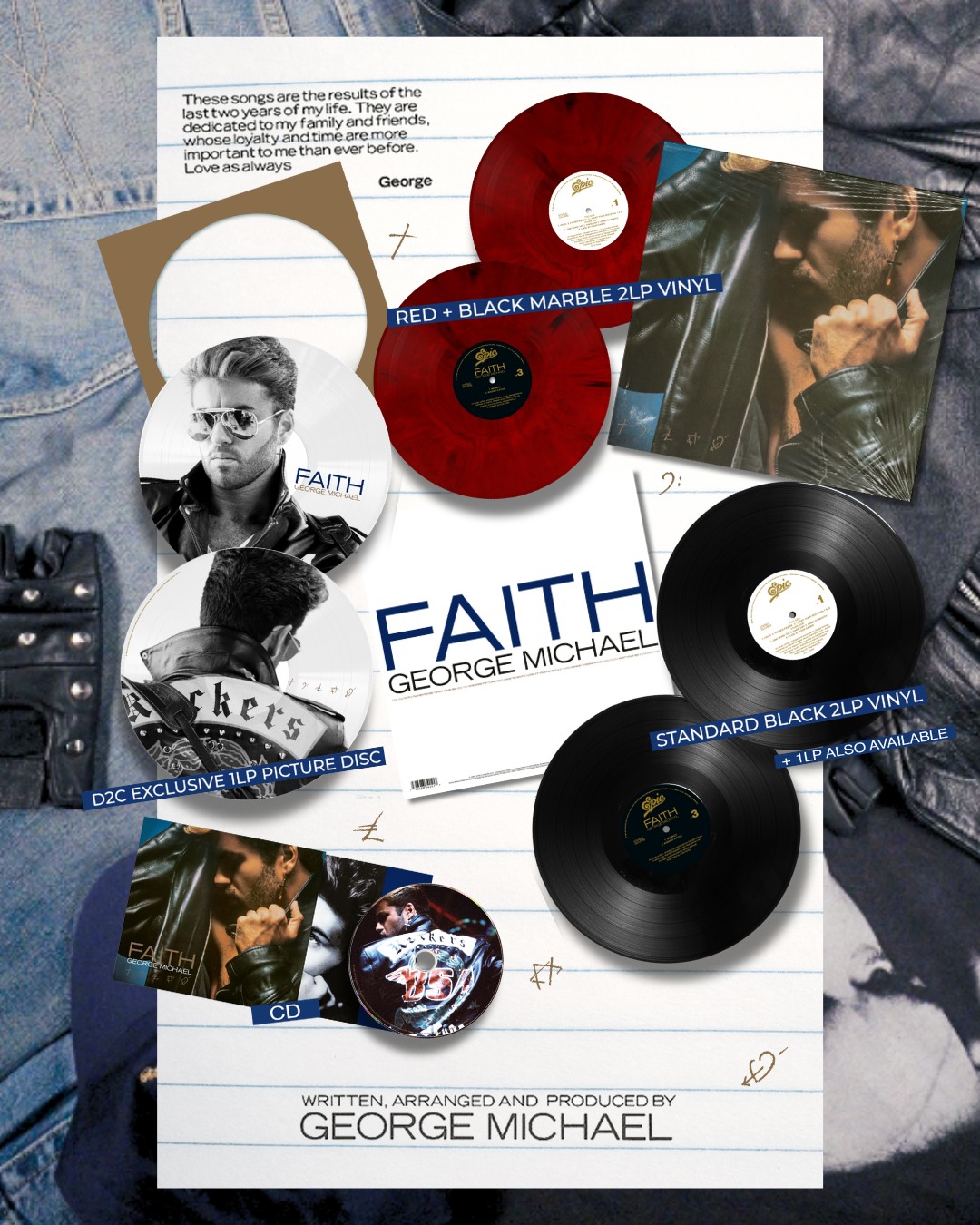 e Michael Faith 南米ジャケ違い The Faith re-issue will be yours in exactly 1 week ✨ Choose from