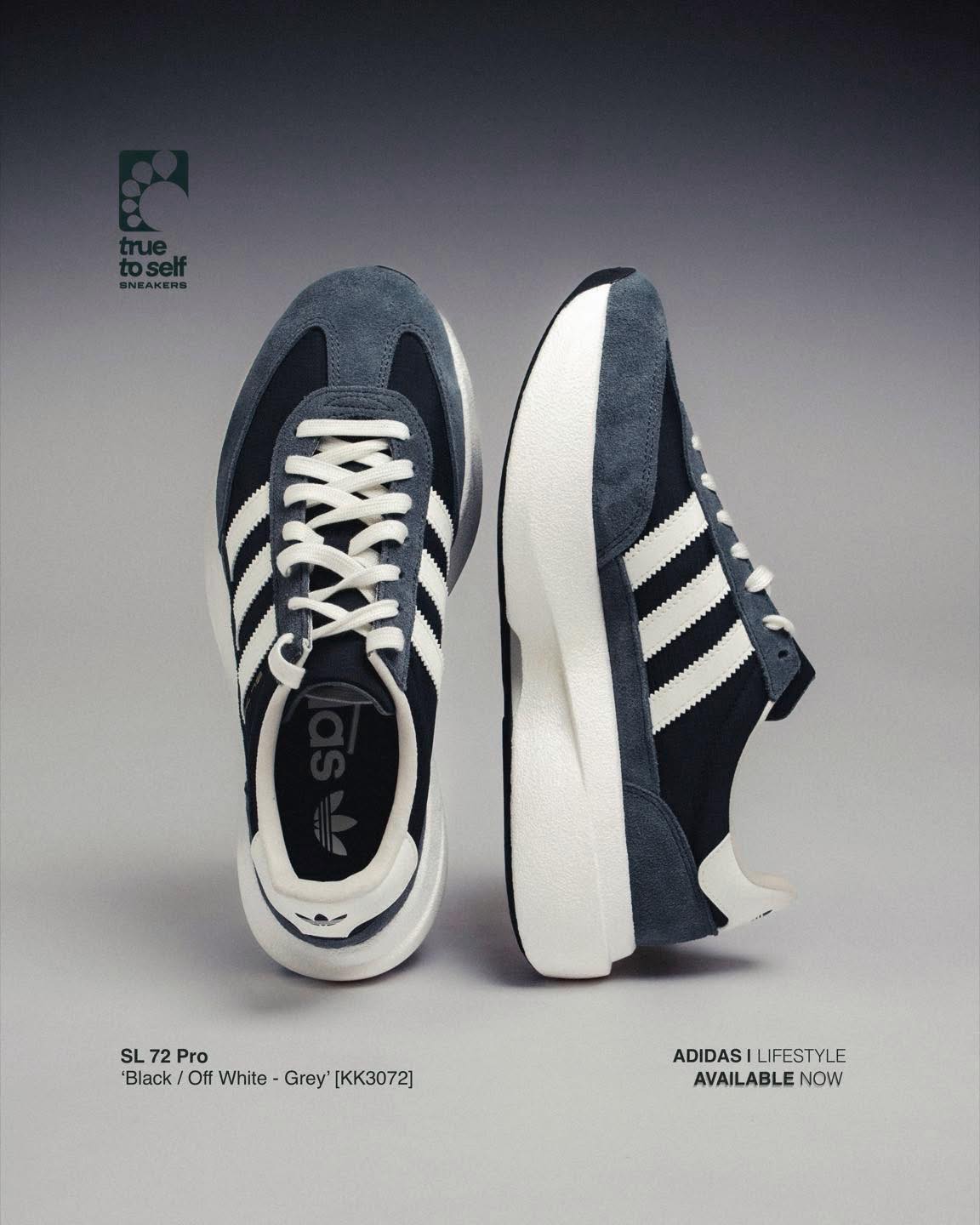 adidas SL 72 Pro 'Black / Off White - Grey' [KK3072] OUR PRICE
