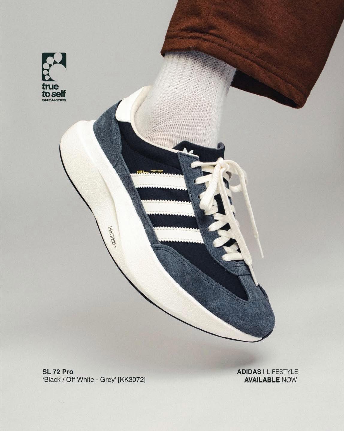 adidas SL 72 Pro 'Black / Off White - Grey' [KK3072] OUR PRICE