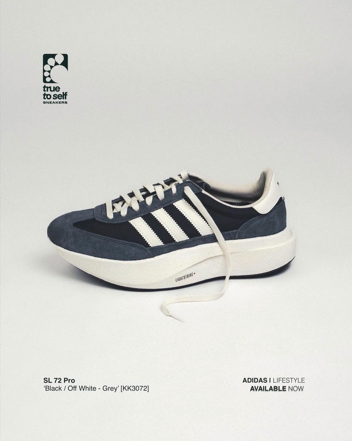 adidas SL 72 Pro 'Black / Off White - Grey' [KK3072] OUR PRICE