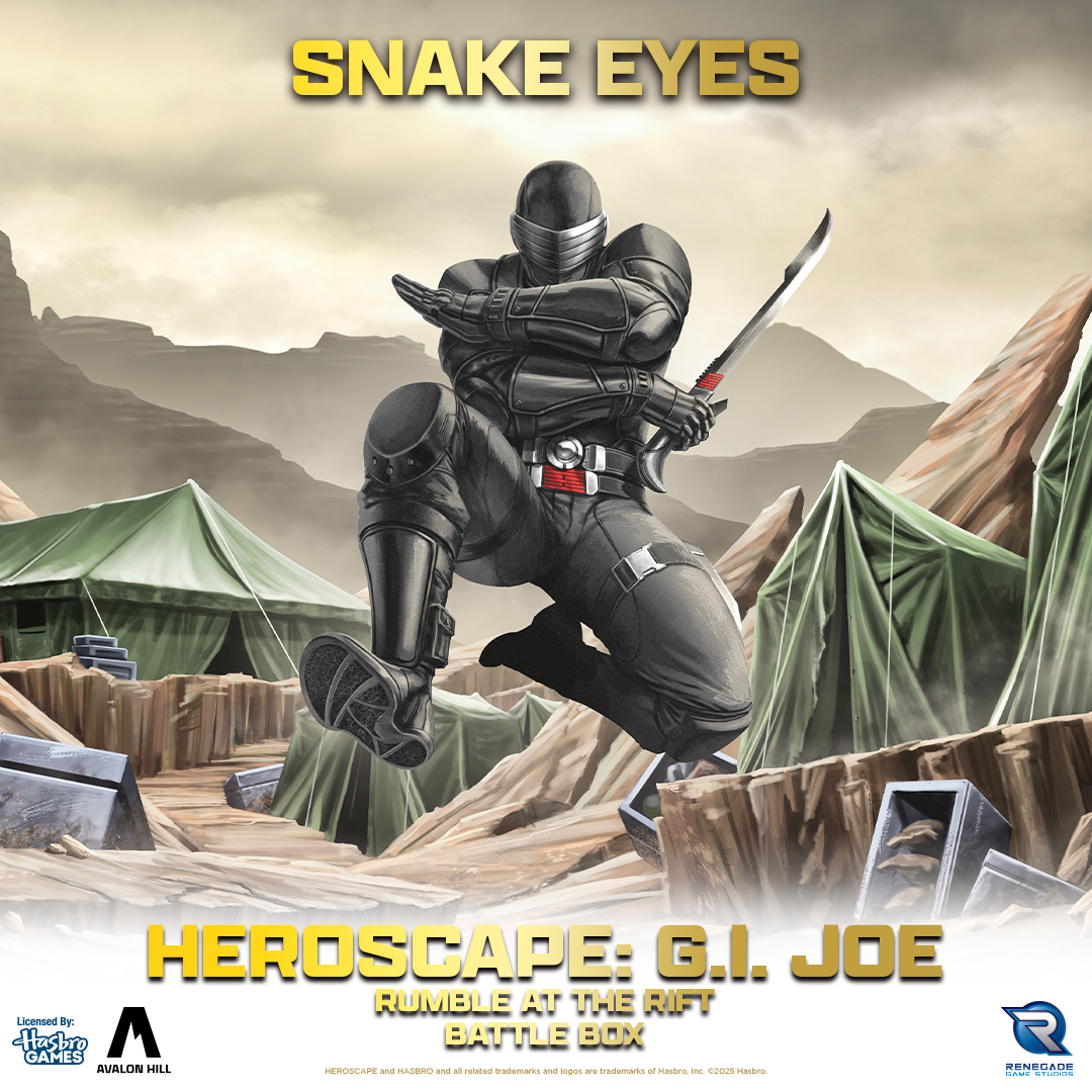 Renegade - YO JOES! The iconic ninja, Snake Eyes is coming to Heroscape ...
